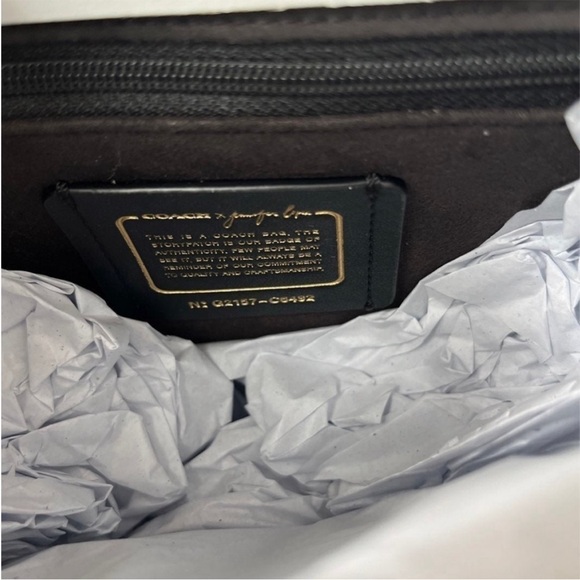 Jennifer Lopez Coach Brown and Black Shearling Bag - Picture 10 of 11